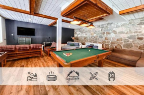 Chalet de l'Auberge: Lac avec Plage, SPA & Billard Saint-Donat-De-Montcalm